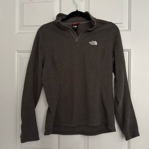 The North Face Zip Up Turtle Neck in Color Gray Size Small